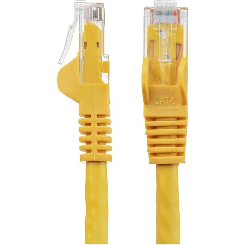 StarTech 12 Fuß gelbes Cat6-Patchkabel mit knickfreien RJ45-Steckern – Cat6 - Bild 3 von 5