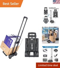 Ultra-Light Folding Hand Truck with Wheels - Travel Essential for Heavy Loads