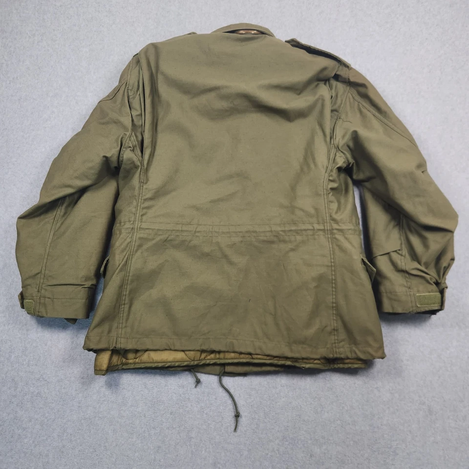 Vintage M-65 Field Jacket Medium Cold Weather Coat OG-107 Air Force With Liner - Image 2 of 4