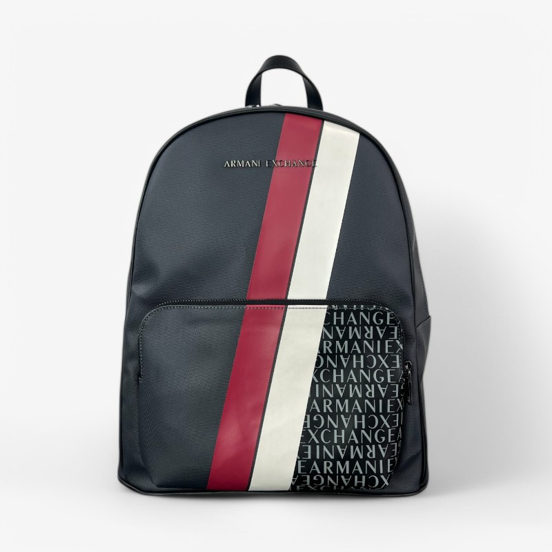 Рюкзак Zaino Uomo Armani Exchange XM000161 Dylan Темно-синего цвета от dettagli Rosso