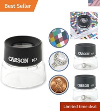 Compact 10X Power Magnifying Loupe - Perfect for Collectors and Hobbyists
