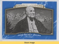 2017 Goodwin Champions Horizontal Royal Blue John Quincy Adams #56 READ z6b