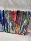 Rachel Brooks 20 x 20 Gold Foil Abstract Marble Pillow Multicolor Lot Of 2x — photo 3