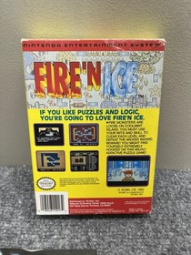 Fire N Ice Complete in Box for NES CIB Authentic Clean/Tested Nintendo RARE!