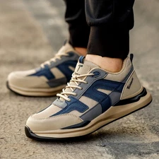 Sneakers Work Boots Mens Safety Shoes Steel Toe Indestructible Lightweight Shoes