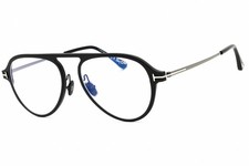 TOM FORD TF5972-005-54 Eyeglasses Frame Size 54mm 17mm 145mm BLACK Men 88921452