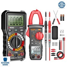 Digital Multimeter Clamp Meter AC DC Voltage Current Resistance Continuity