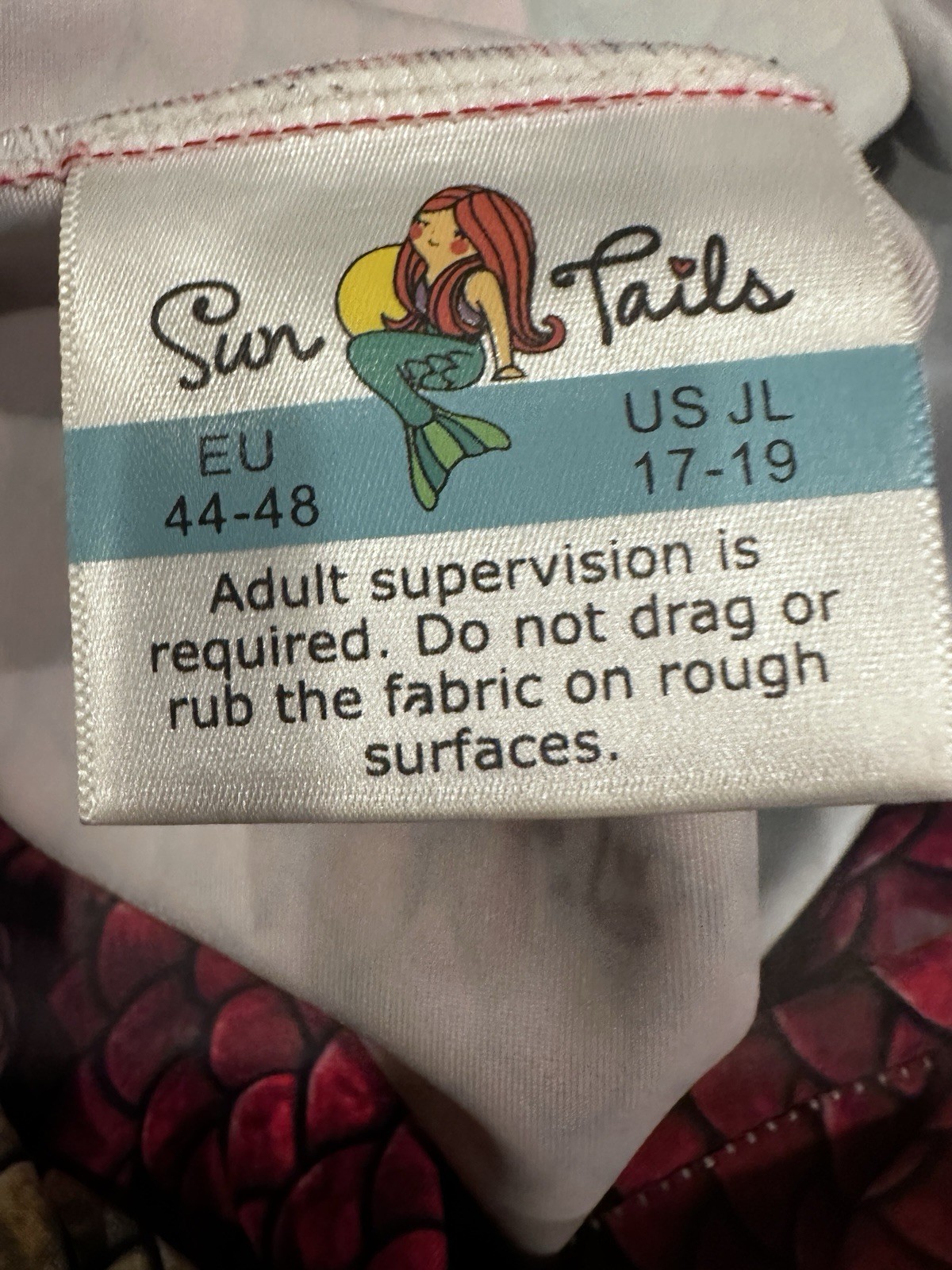 Sun Tails Seven Seas Mermaid Tail for Junior Size Lg