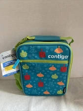 CONTIGO Kids Insulated Lunch Box. Multicolored Space Aliens Pattern NWT