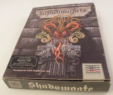 Shadowgate PC Game Box & Manual Empty Vtg 1987 Apple Macintosh Computer