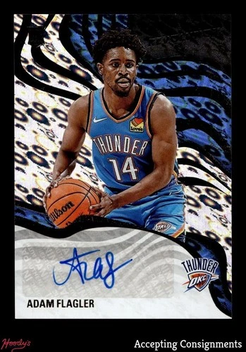 2024-25 Panini Revolution Signatures #8 Adam Flagler RC ROOKIE AUTO Thunder