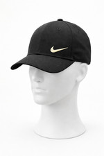 Nike Classic 99 Dri-FIT Black Adjustable Hat Side Swoosh Logo Golf Cap Athletic