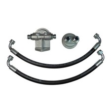 KIT FILTRO OLIO REMOTO LAND / RANGE ROVER SD1 V8 MOCAL RFK4 3/4UNF USCITA SUPERIORE SW