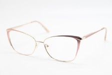NEW NICOLE MILLER HARMAN C04 PINK GOLD AUTHENTIC EYEGLASSES 59-16