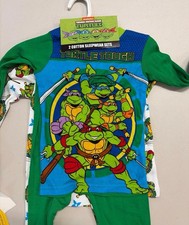 NWT 2016 TMNT Pajamas Teenage Mutant Ninja Turtle Sleep PJs 4T