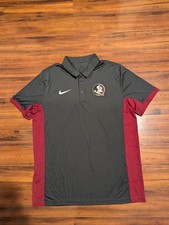 Florida State Seminoles Nike Dri-Fit Sideline Polo Shirt Men's Large