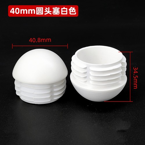 Domed Round Plastic End Caps Blanking Plugs Bung Tube Pipe Inserts 13mm - 76mm - Picture 43 of 61