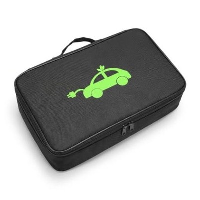 1 Pack EV Charging Cable Storage Bag, Oxford Cloth Charging Cable Bag with