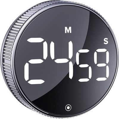 BlueSnail Kitchen Timer with LED Digital Display Smart Efficana for Silvery 