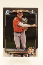 2025 Bowman Chrome - 1st Bowman Caden Powell - BCP-212 - Houston Astros