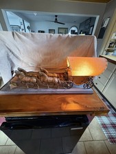 Vintage Seagram&rsquo;s Covered Wagon For Horse Team Light Promotion, Novelty,