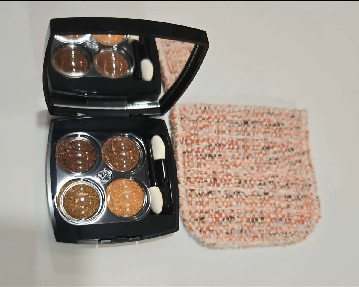 CHANEL LIMITED 04 TWEED CUIVRE Les 4 Ombres Tweed Eyeshadow Pallet