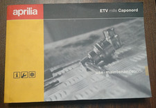 APRILIA CAPONORD LIBRETTO MANUALE IN DANESE 