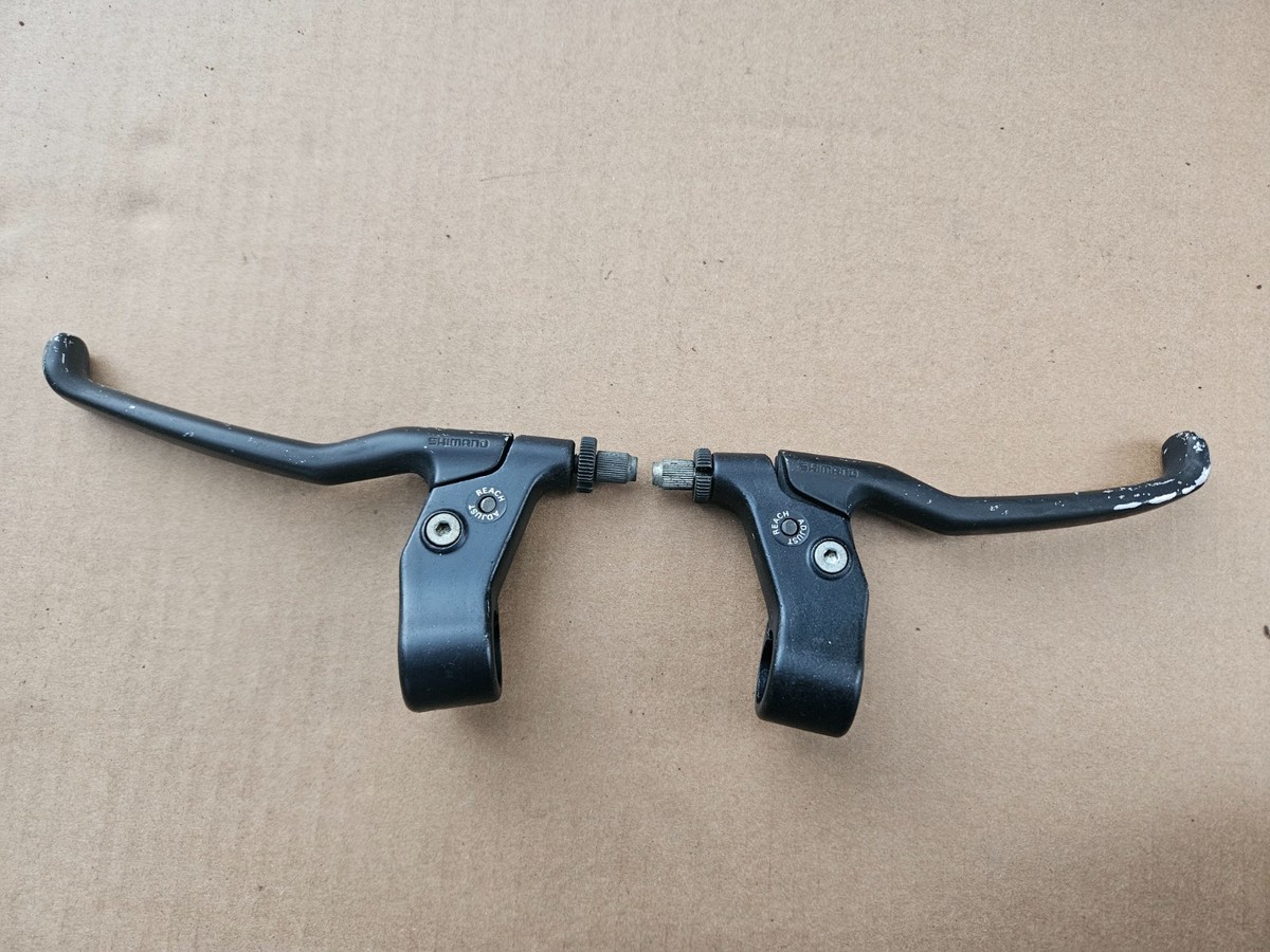 Vintage Shimano Deore BL-MT60 Brake Levers Left Right Set 22.2mm