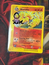Pokemon TCG SWIRL Ninetales H19/H32 Aquapolis Holo E-Reader LP on eBay