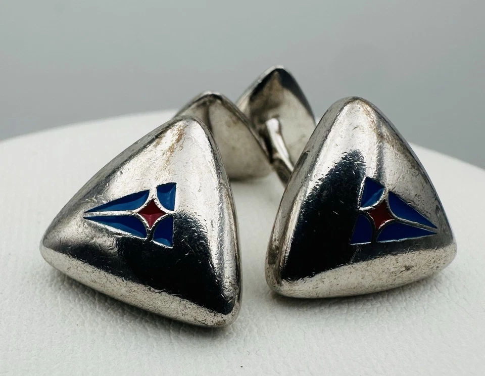 Gemelli In Argento 925,peso16,9gr Marca Vhernier - Immagine 2 di 4