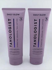 2 Pack- Tanologist Daily Glow Hydrating Gradual Tan Lotion - Fair To Medium 8.4