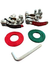 2PCS Car Battery Terminal Connectors Quick Release Disconnect Positive Negative