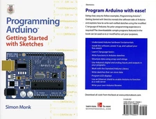 BOOK PROGRAMMING ARDUINO GETTING STARTED w/ SKETCHES, 1ST ED., SIMON MONK * NEW