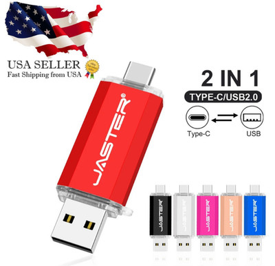 Type-C OTG USB Flash Drive 2-in-1 Memory Photo Stick Pen Drive Android PC Mac 2T