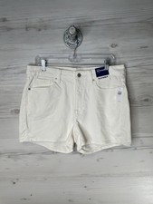 Old Navy Denim Shorts Womens 12 High-Rise OG Straight Secret-Smooth 3