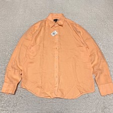 Saks Fifth Avenue Shirt Men Size 2XL XXL Oran...