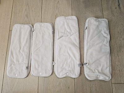 4x Thirsties Stay Dry Duo Einlagen Stoffwindeln Hanf & Baumwolle, super Zustand 