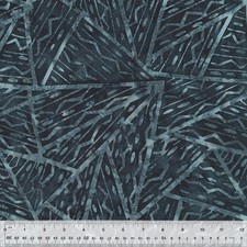 Anthology Batik Fabric Abstract Lines Shapes Charcoal Gray YARD