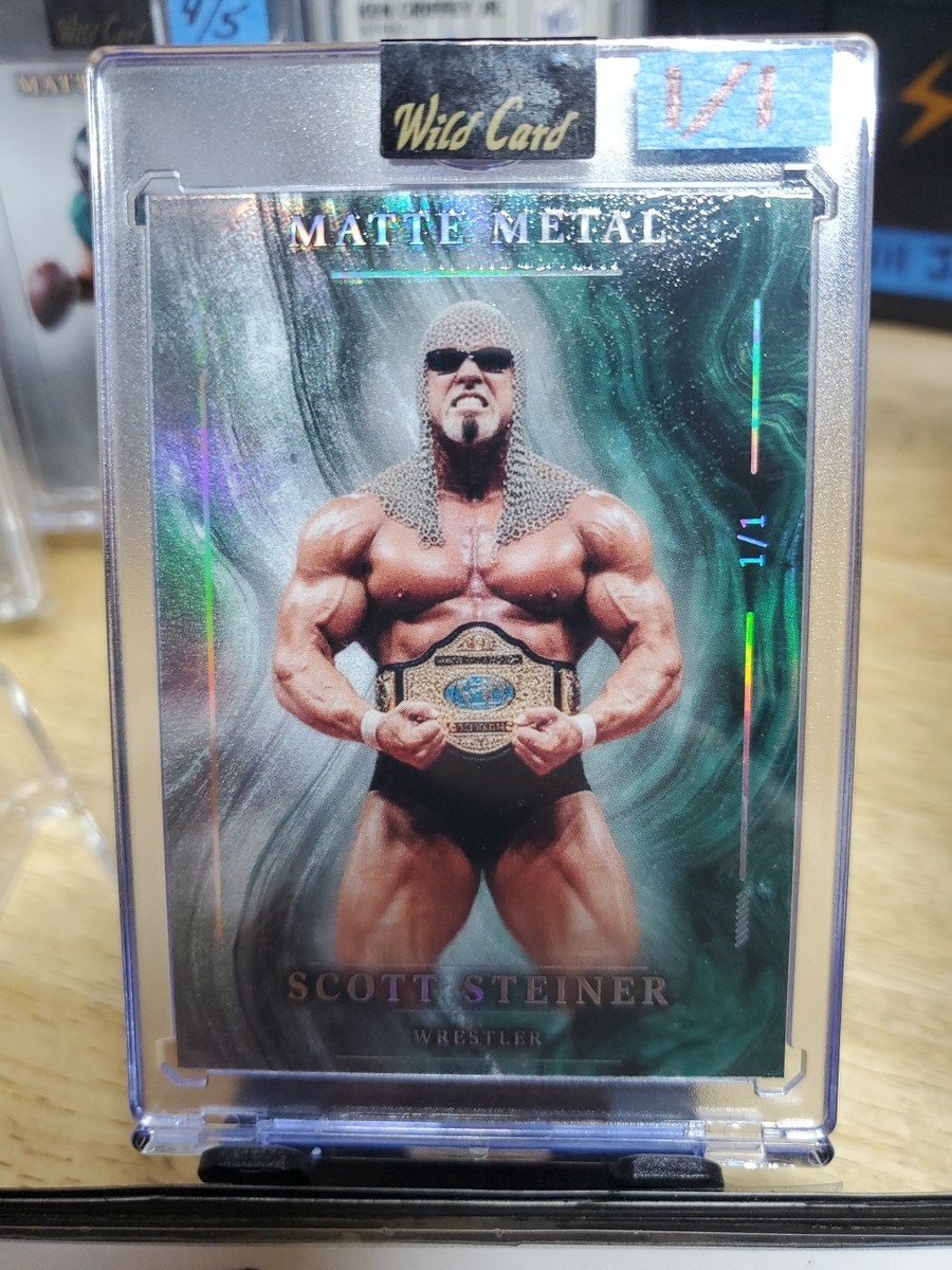 Scott Steiner True 1/1 Encased 2026 Wildcard Matte Metal WWE | eBay