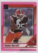 2024 Panini Clearly Donruss Pink Myles Garrett #14 5i3