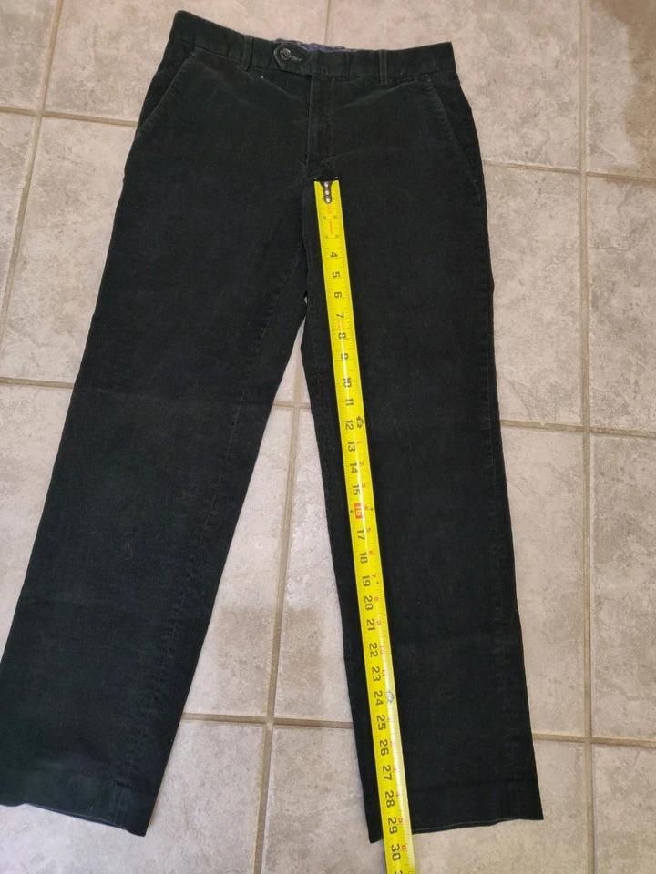 LRL Ralph Lauren Black Label Corduroy Chino Pants 30x30 Emerald Green Classic - Image 2 of 4