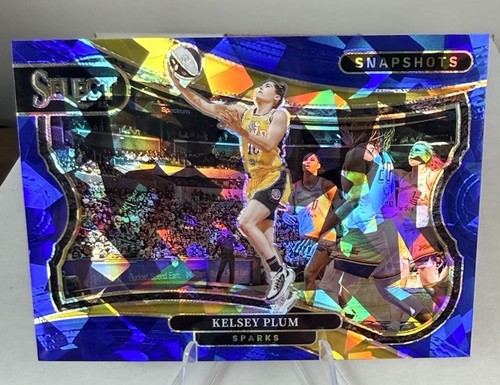 2025 Panini Select WNBA Kelsey Plum #21 Snapshots Blue Ice Prizm /99 Sparks