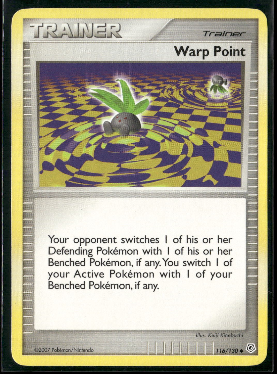 Pokémon * Warp Point #116/130 Uncommon * Diamond and Pearl * NM