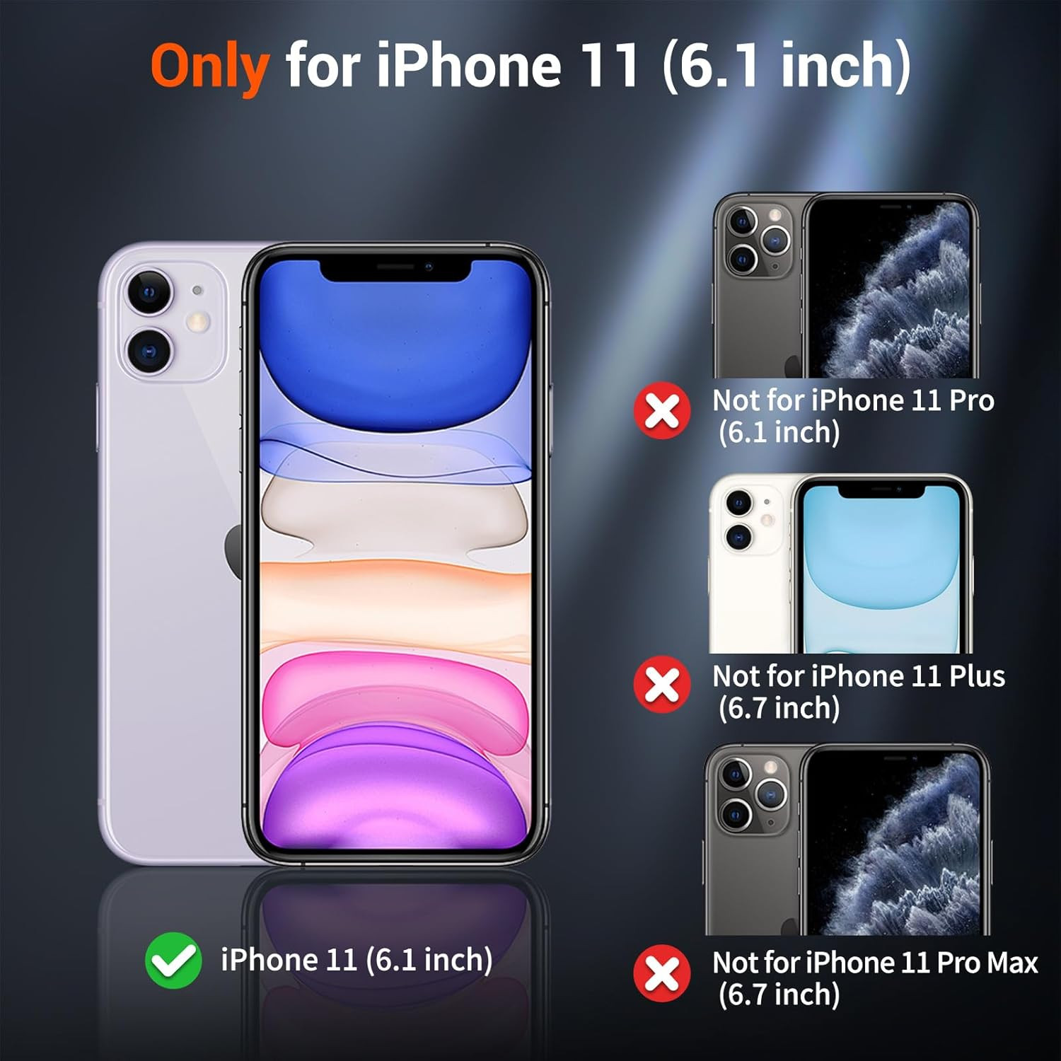 Magnetic for Iphone 11 Phone Case(Compatible with Magsafe)(Military Grade Drop P