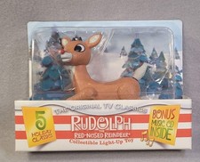 RUDOLPH THE RED-NOSED REINDEER COLLECTIBLE LIGHT-UP TOY ORIGINAL TV CLASSICS