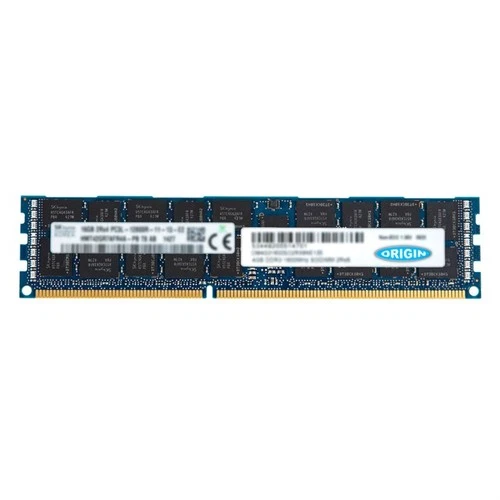 Origin Storage 16GB DDR3 1333MHz RDIMM 2Rx4 ECC 1.5V Ships as 1.35V