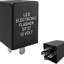 EP27 FL27 LED Electronic Flasher Relay, 5-Pin Car Flasher Relay Fix Turn 1 PCS