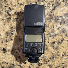 Canon Speedlite 580ex Shoe Mount Flash For Canon Tested Works Functioning