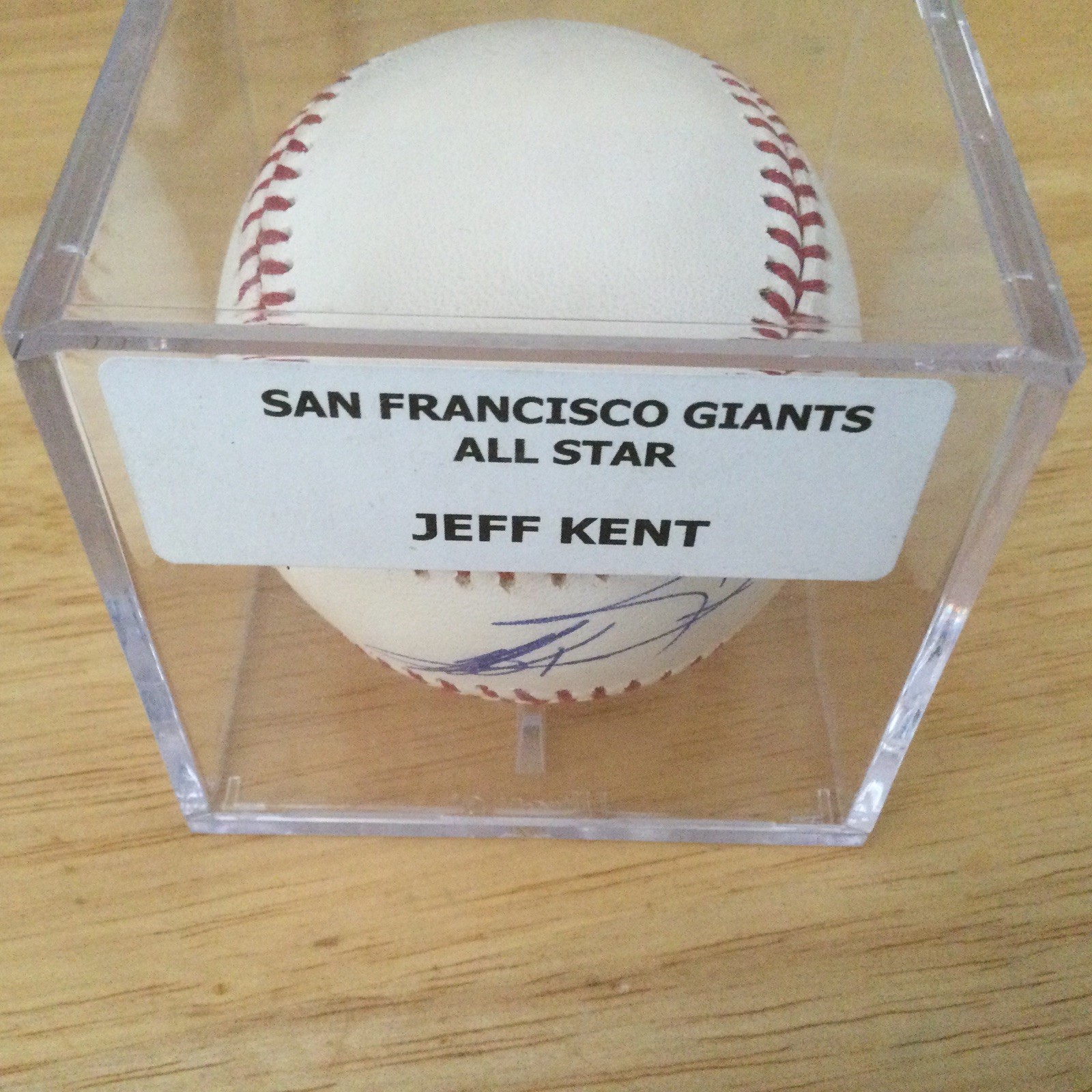 Jeff Kent San Francisco Giants ￼￼Autographed Baseball ￼￼￼