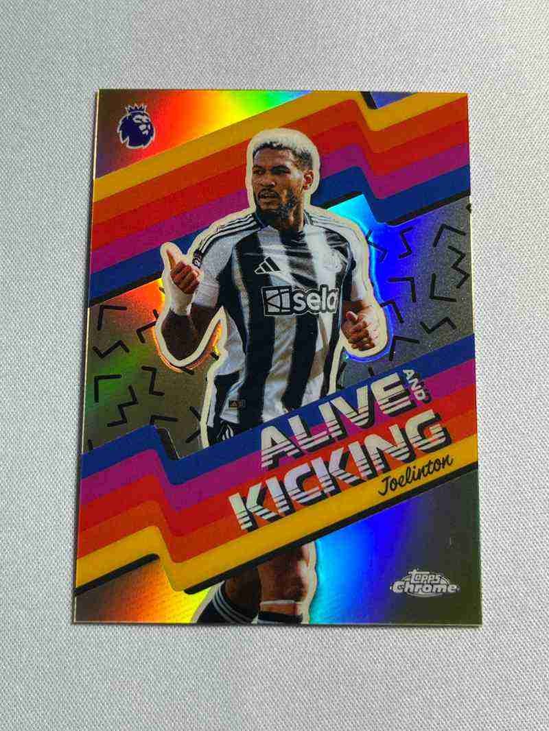 2025-26 Topps Chrome EPL English Premier League Pick Insert - Buy More & Save